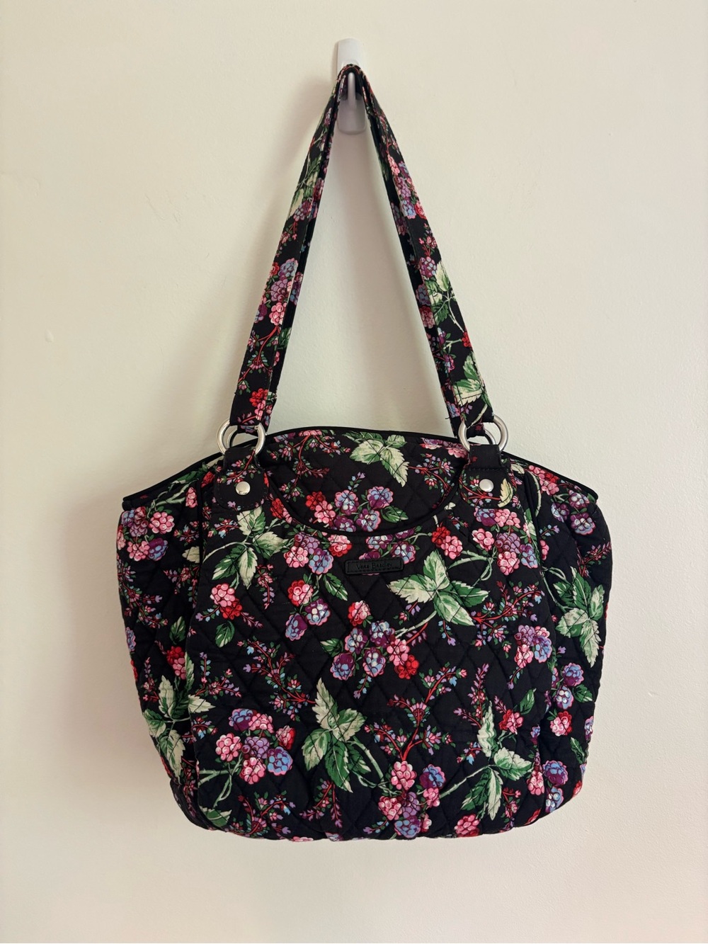 Vera Bradley Winter Berries Floral Tote Bag